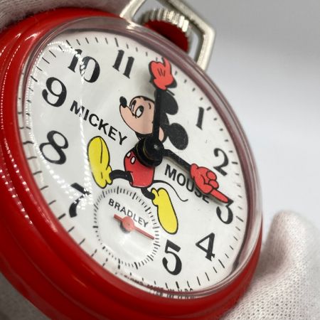   BRADLEY製 ミッキーマウス 手巻き懐中時計