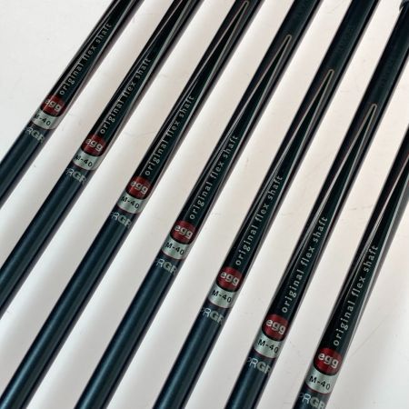  PRGR プロギア egg エッグ FORGED 5-9.P.S 7本 アイアンセット オリジナルシャフト M-40 SR