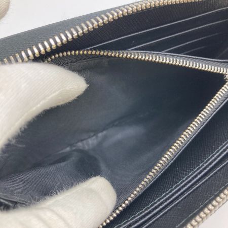  PRADA プラダ ラウンドファスナー財布 長財布 箱付 2ML317-2D1Q ブラック