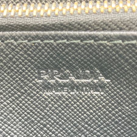  PRADA プラダ ラウンドファスナー財布 長財布 箱付 2ML317-2D1Q ブラック