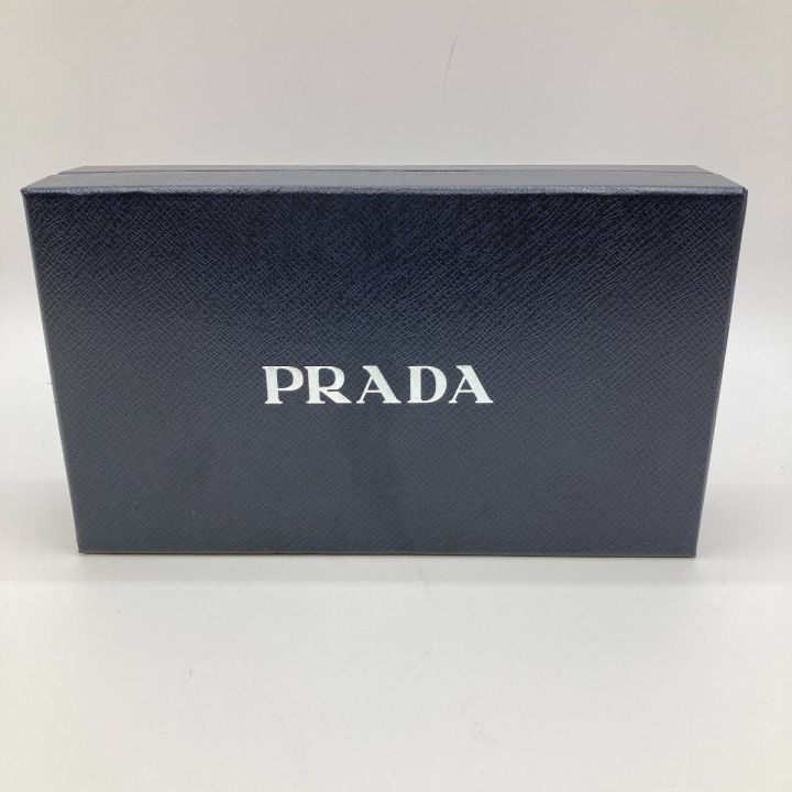 PRADA プラダ ラウンドファスナー財布 長財布 箱付 2ML317-2D1Q ブラック｜中古｜なんでもリサイクルビッグバン