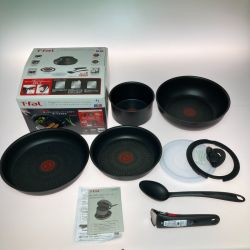 ◎◎ T-fal ティファール インジニオ・ネオ IHブラックチタニウム・アンリミテッド セット8 IH・ガス火対応 Bランク