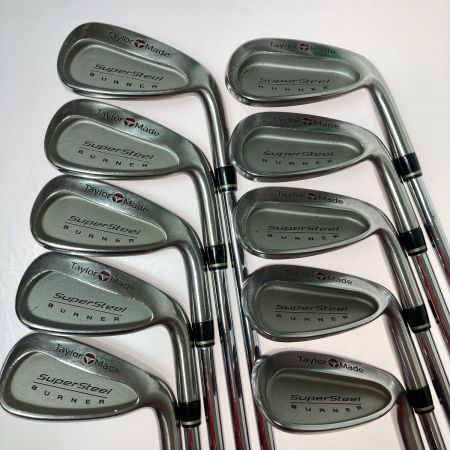 TaylorMade テーラーメイド Super Steel BURNER スーパースチール バーナー 3-9.P.A.S 10本 アイアンセット N.S.PRO 950GH S