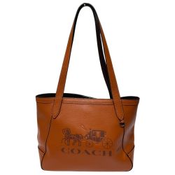 ◎◎ COACH コーチ トートバッグ ホース アンド キャリッジ C4062 ブラウン Bランク