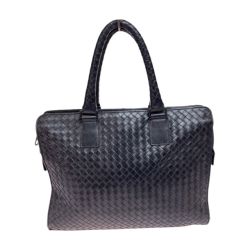 ◎◎ BOTTEGA VENETA ボッテガヴェネタ イントレチャート ブリーフケース V4651 194669 1000 ブラック Cランク
