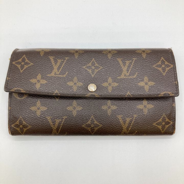 LOUIS VUITTON ルイヴィトン モノグラム ポルトフォイユサラ 長財布 M61734 ブラウン｜中古｜なんでもリサイクルビッグバン