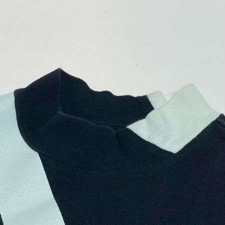  PEARLY GATES パーリーゲイツ ハイネック 半袖Tシャツ ブラック系 サイズ2 ゴルフウェア レディース 055-0267806