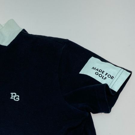  PEARLY GATES パーリーゲイツ ハイネック 半袖Tシャツ ブラック系 サイズ2 ゴルフウェア レディース 055-0267806