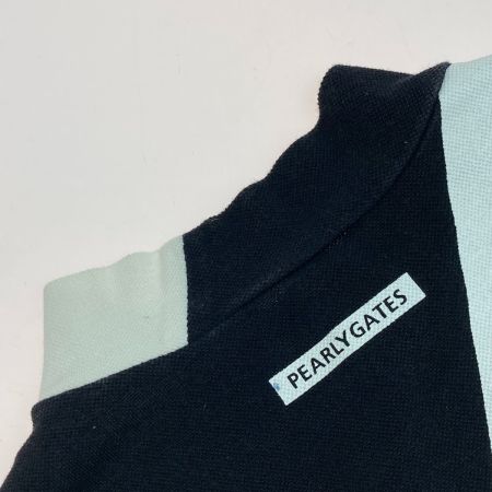  PEARLY GATES パーリーゲイツ ハイネック 半袖Tシャツ ブラック系 サイズ2 ゴルフウェア レディース 055-0267806
