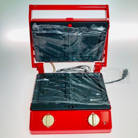  BRUNO ブルーノ グリルサンドメーカー ダブル BOE084 レッド