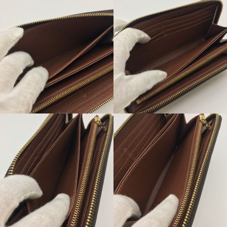  LOUIS VUITTON ルイヴィトン  モノグラム ジッピー・ウォレット M42616 ブラウン