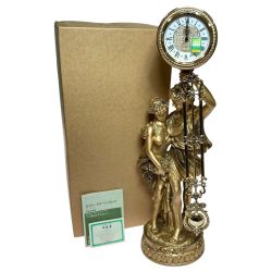 ◎◎ SEIKO セイコー クオーツクロック ビーナス 振り子付き ブロンズ調 置時計 Aランク