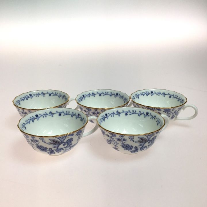 Noritake ノリタケ ブルーソレンティーノ サロンセット 6点セット プレート1点 カップ＆ソーサー5点｜中古｜なんでもリサイクルビッグバン