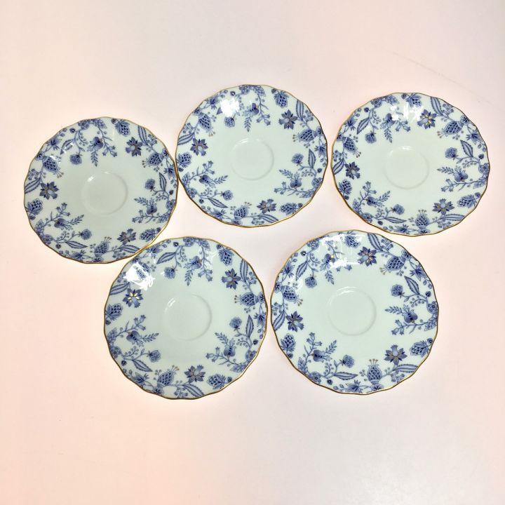 Noritake ノリタケ ブルーソレンティーノ サロンセット 6点セット プレート1点 カップ＆ソーサー5点｜中古｜なんでもリサイクルビッグバン