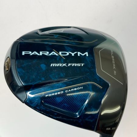  Callaway キャロウェイ PARADYM パラダイム MAX FAST 1W 9.5° ドライバー SPEEDER NX 40-S カバー付 リシャフト品