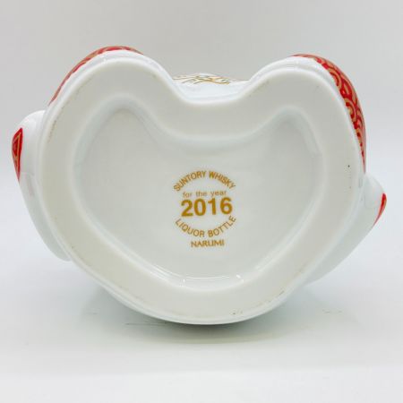 【北海道内限定発送】 ROYAL サントリーローヤル ウイスキー 申歳 ボトル 干支 600ml 43% 2016年 陶器ボトル 猿 未開栓