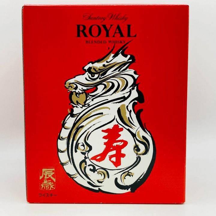 北海道内限定発送】 ROYAL サントリーローヤル ウイスキー 辰歳 ボトル 干支 600ml 43% 2012年 陶器ボトル 龍 未開栓 ｜中古｜なんでもリサイクルビッグバン