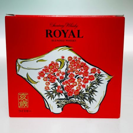 【北海道内限定発送】 ROYAL サントリーローヤル ウイスキー 亥歳 ボトル 干支 600ml 43% 2019年 陶器ボトル 未開栓