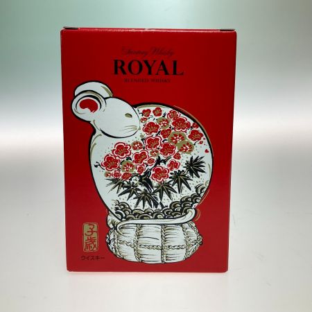 【北海道内限定発送】 ROYAL サントリーローヤル ウイスキー 子歳 ボトル 干支 600ml 43% 2020年 陶器ボトル 未開栓