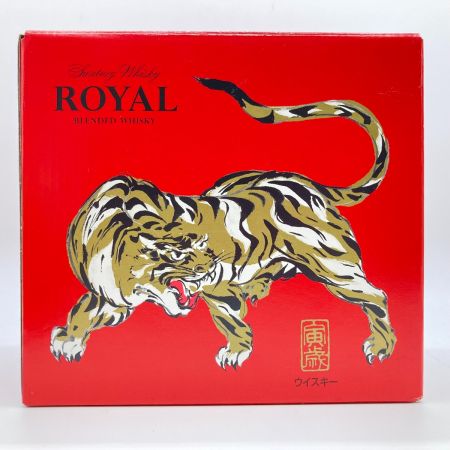 【北海道内限定発送】 ROYAL サントリーローヤル ウイスキー 寅歳 ボトル 干支 600ml 43% 2022年 陶器ボトル 未開栓