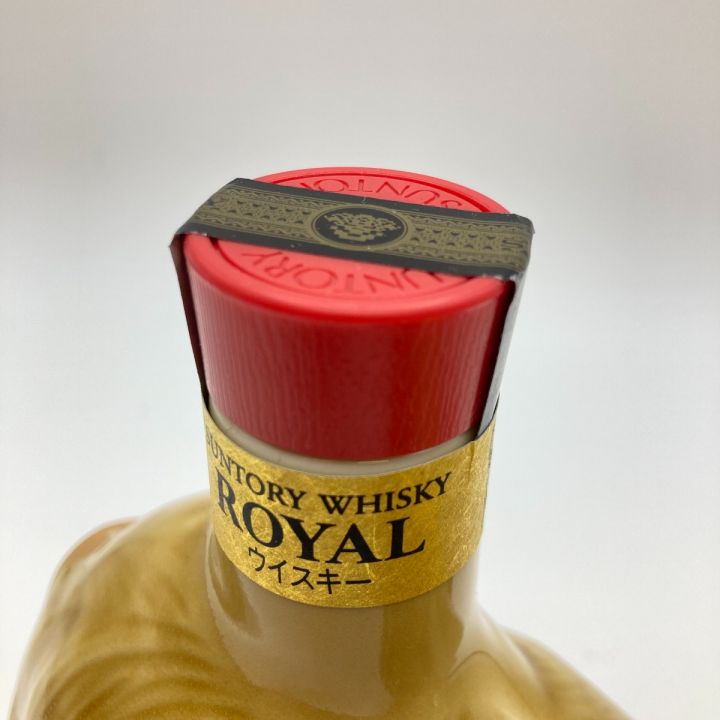 北海道内限定発送】 ROYAL サントリーローヤル ウイスキー 寅歳 ボトル 干支 600ml 43% 2022年 陶器ボトル  未開栓｜中古｜なんでもリサイクルビッグバン