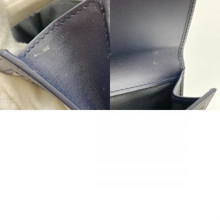  Salvatore Ferragamo サルヴァトーレフェラガモ ガンチーニ・モノグラム 2つ折り財布 長財布 ネイビー