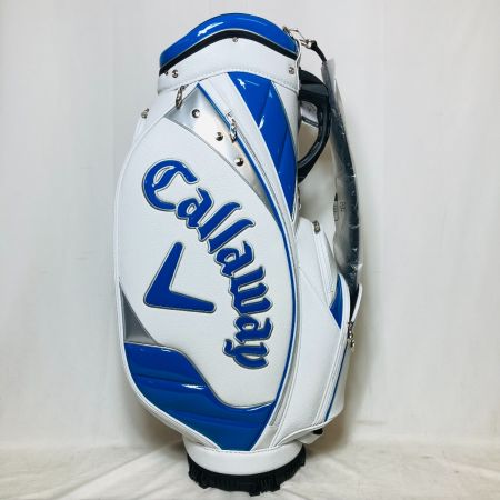  Callaway キャロウェイ キャディバッグ Exia エクシア 24 JM 9.5型 4.2kg 4分割 5124295 ホワイト x ブルー