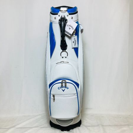  Callaway キャロウェイ キャディバッグ Exia エクシア 24 JM 9.5型 4.2kg 4分割 5124295 ホワイト x ブルー