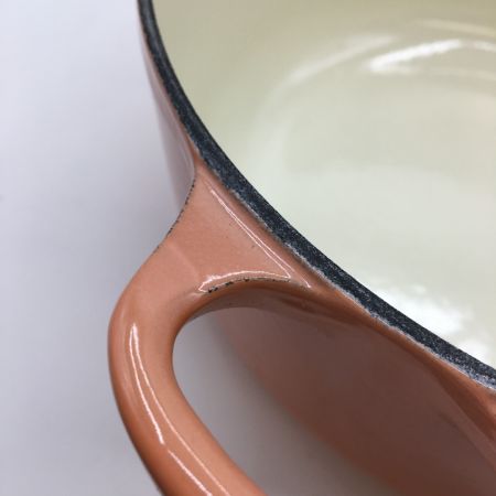  LE CREUSET ルクルーゼ ココットロンド 20cm オレンジ ホーロー鍋