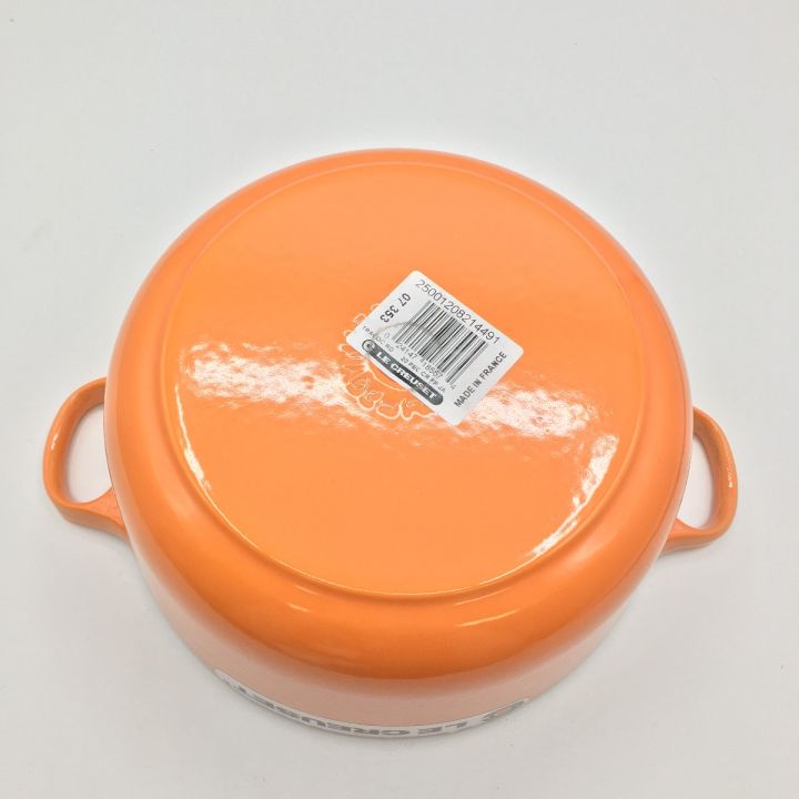 LE CREUSET ルクルーゼ ココットロンド 20cm オレンジ ホーロー鍋
