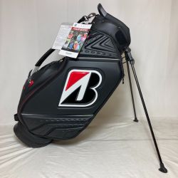 ◎◎ Bridgestone ブリヂストン キャディバッグ スタンドバッグ 4分割 9.5型 3.6kg CBG402 ブラック Aランク