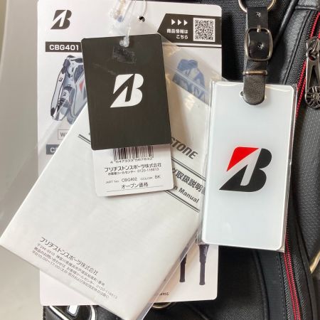  Bridgestone ブリヂストン キャディバッグ スタンドバッグ 4分割 9.5型 3.6kg CBG402 ブラック