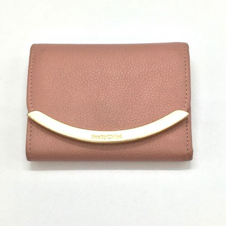  see by chloe シーバイクロエ  三つ折り財布 リジー レディース Ｃ25VF1 03-20-86-65 ピンク