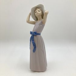 ◎◎ LLADRO リヤドロ 試着 若草色の少女 陶器 置物 No.5011 Bランク