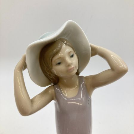  LLADRO リヤドロ 試着 若草色の少女 陶器 置物 No.5011