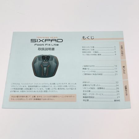  MTG SIXPAD Foot Fit Lite シックスパッド フットフィットライト SE-AH00A 箱破れ