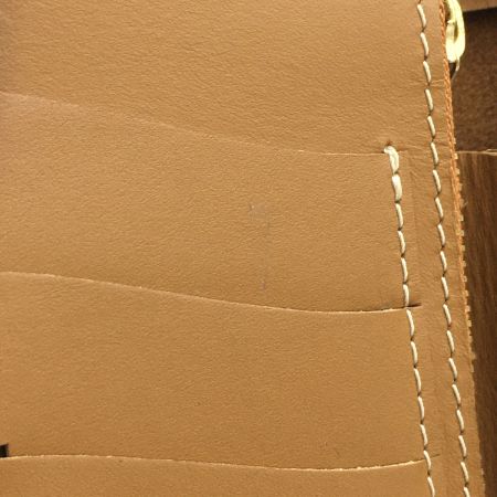  革蛸謹製 2つ折り財布　汚れあり ブラウン系