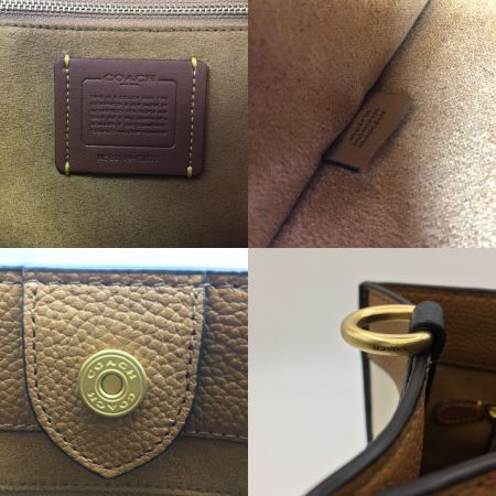  COACH コーチ 2WAYバッグ フィールド  ベージュ系 トート 30 C0777 アイボリー