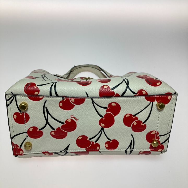 COACH コーチ ウィロウ トート 24 ウィズ チェリー プリント