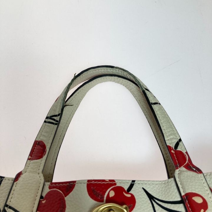COACH コーチ ウィロウ トート 24 ウィズ チェリー プリント