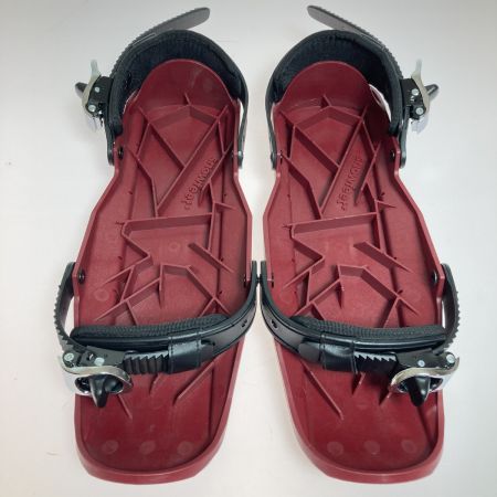  snowfeet スノーフィート ウィンタースポーツ ミニスキー 対応サイズ 22.5-30.5cm レッド サビ有