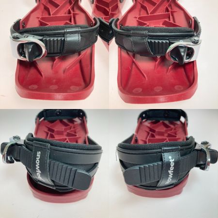  snowfeet スノーフィート ウィンタースポーツ ミニスキー 対応サイズ 22.5-30.5cm レッド サビ有