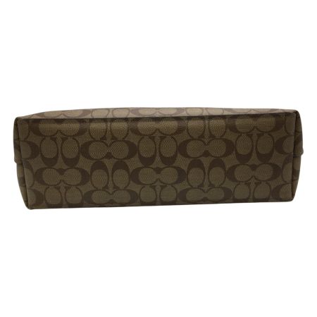  COACH コーチ シグネチャー トートバッグ PVC レディース  F67108 ブラウン