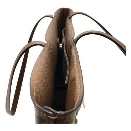  COACH コーチ シグネチャー トートバッグ PVC レディース  F67108 ブラウン