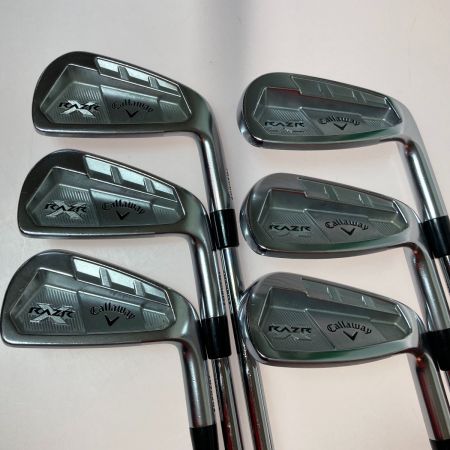  Callaway Golf キャロウェイゴルフ RAZR X レイザーX 4-6.8.9.P 6本 アイアンセット 7I欠品 N.S.PRO 950GH S