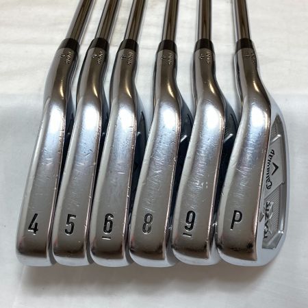  Callaway Golf キャロウェイゴルフ RAZR X レイザーX 4-6.8.9.P 6本 アイアンセット 7I欠品 N.S.PRO 950GH S