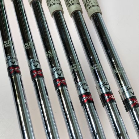  Callaway Golf キャロウェイゴルフ RAZR X レイザーX 4-6.8.9.P 6本 アイアンセット 7I欠品 N.S.PRO 950GH S