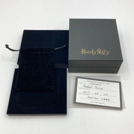  BloodyMary ペンダント ネックレス Revival Thrive 繁栄 箱付