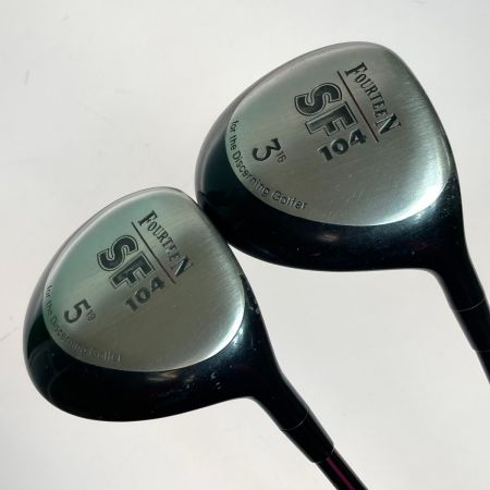  Fourteen フォーティーン SF104 3FW 5FW フェアウェイウッド 2本セット MD-335F フレックスF