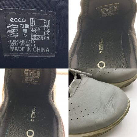  ecco  ゴルフシューズ  SIZE 26cm  グレー 汚れあり